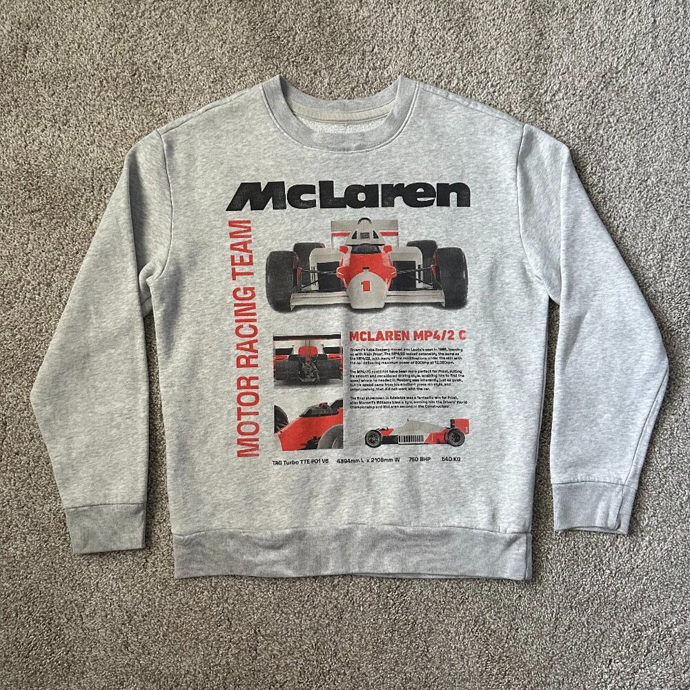 mclaren formula 1 crewneck ⚡️ xs